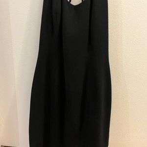 Nicole Miller Black Halter with open back